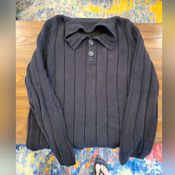 Men's Calvin Klein 3/4 button-up sweater size XXL - Picture 4 of 5